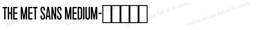 The Met Sans Medium字体转换